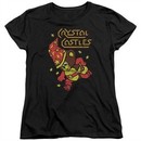 Atari Womens Shirt Crystal Bear Black T-Shirt