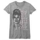 Audrey Hepburn Shirt Juniors Princess Athletic Heather T-Shirt