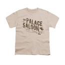 Back To The Future III Shirt Kids Palace Saloon Cream Youth Tee T-Shirt