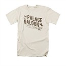 Back To The Future III Shirt Palace Saloon Adult Cream Tee T-Shirt