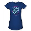 Back To The Future Juniors T-shirt Movie Under The Sea Royal Shirt
