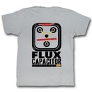 Back To The Future Shirt Flux Capacitor Silver T-Shirt