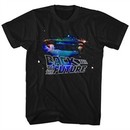 Back To The Future Shirt Galaxy Black T-Shirt
