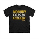Back To The Future Shirt Kids Chicken Black Youth Tee T-Shirt