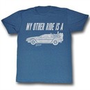 Back To The Future Shirt My Other Ride Adult Blue Tee T-Shirt