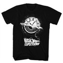 Back To The Future Shirt Wheel Of Time Black T-Shirt