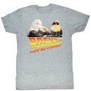 Back To The Future Shirt Working Adult Grey Heather Tee T-Shirt