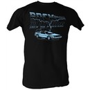 Back To The Future T-Shirt ? Ride The Lightning Black Adult Tee Shirt