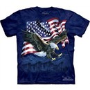 Bald Eagle Shirt Tie Dye Talon American Flag T-shirt Adult Tee