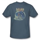 Batman And Robin Kids T-shirt In The Spotlight Slate Youth Tee