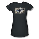 Batman Juniors T-Shirt Arkham City Greetings From Arkham Charcoal Tee