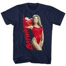 Baywatch Shirt Lifeguard Carmen Navy T-Shirt