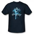 Betty Bettie Page Shirt Patient Pin Up Navy Tee