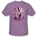 Betty Bettie Page Shirt Vintage Glamour Lilac T-shirt