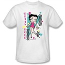 Betty Boop T-shirt Booping 80s Style Adult White Tee Shirt
