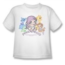 Betty Boop Kids T-shirt Peek A Boo Youth White Tee Shirt