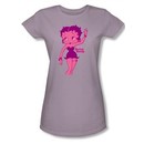 Betty Boop Juniors T-shirt Original Betty Lilac Tee