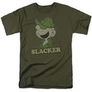Beetle Bailey Shirt Slacker Military Green T-Shirt