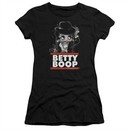 Betty Boop Juniors Shirt Bling Bling Boop Black T-Shirt