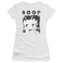 Betty Boop Juniors Shirt Not Fade Away White T-Shirt
