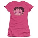 Betty Boop Juniors Shirt Pop Art Boop Hot Pink T-Shirt