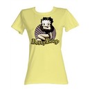 Betty Boop Juniors T-shirt Betty Circle Banana Tee Shirt