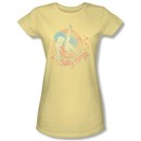Betty Boop Juniors T-shirt Classy Dame Banana Tee Shirt