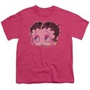 Betty Boop Kids Shirt Pop Art Boop Hot Pink T-Shirt