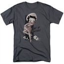 Betty Boop Shirt Out Of Control Charcoal Tee T-Shirt
