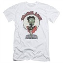 Betty Boop Slim Fit Shirt Breezy Zombie Love White T-Shirt