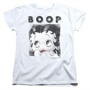 Betty Boop Womens Shirt Not Fade Away White T-Shirt