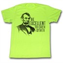 Bill And Ted Shirt Be Excellentabe Neon Yellow Tee T-Shirt