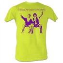 Bill And Ted Shirt Keep Party on Neon Yellow Tee T-Shirt