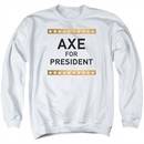 Billions Sweatshirt Axe For President Adult White Sweat Shirt