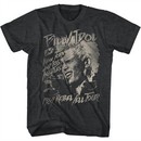 Billy Idol Shirt 1984 Rebel Yell Tour Black T-Shirt