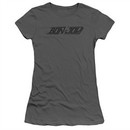 Bon Jovi Juniors Shirt New Logo Charcoal T-Shirt