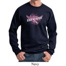 Breast Cancer Awareness Survivor Wings Sweatshirt