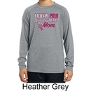 Breast Cancer Pink for My Hero Kids Dry Wicking Long Sleeve Shirt
