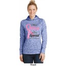Breast Cancer Pink For Someone Special Ladies Moisture Wicking Hoodie