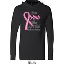 Breast Cancer Pink For Someone Special Lightweight Hoodie Tee
