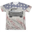 Buick Shirt 1959 Electra Flag Poly/Cotton Sublimation T-Shirt Front/Back Print