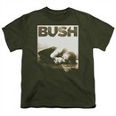 Bush Kids Shirt Floored Military Green T-Shirt