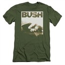 Bush Slim Fit Shirt Floored Military Green T-Shirt