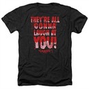 Carrie Shirt Laugh At You Heather Black T-Shirt