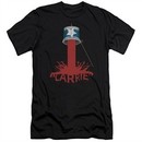 Carrie Slim Fit Shirt Bucket Of Blood Black T-Shirt