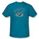 Catwoman Kids T-shirt Meow Catwoman Turquoise Tee Youth