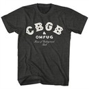 CBGB & OMFUG Shirt Logo Heather Black T-Shirt