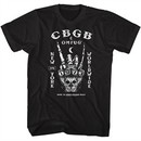 CBGB & OMFUG Shirt Skull NY Worldwide Black T-Shirt