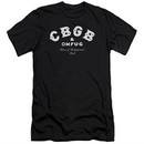 CBGB Shirt Slim Fit Logo Black T-Shirt