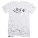 CBGB Shirt Slim Fit Logo White T-Shirt